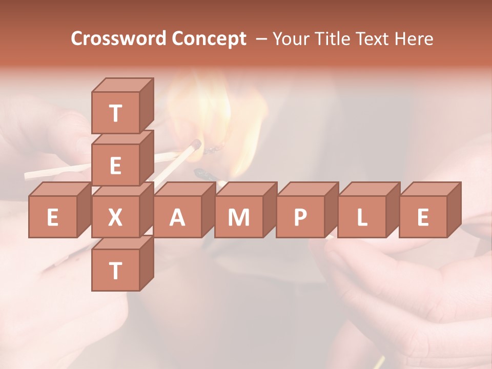 Three Naughty Boys Playing With Fire In The House PowerPoint Template