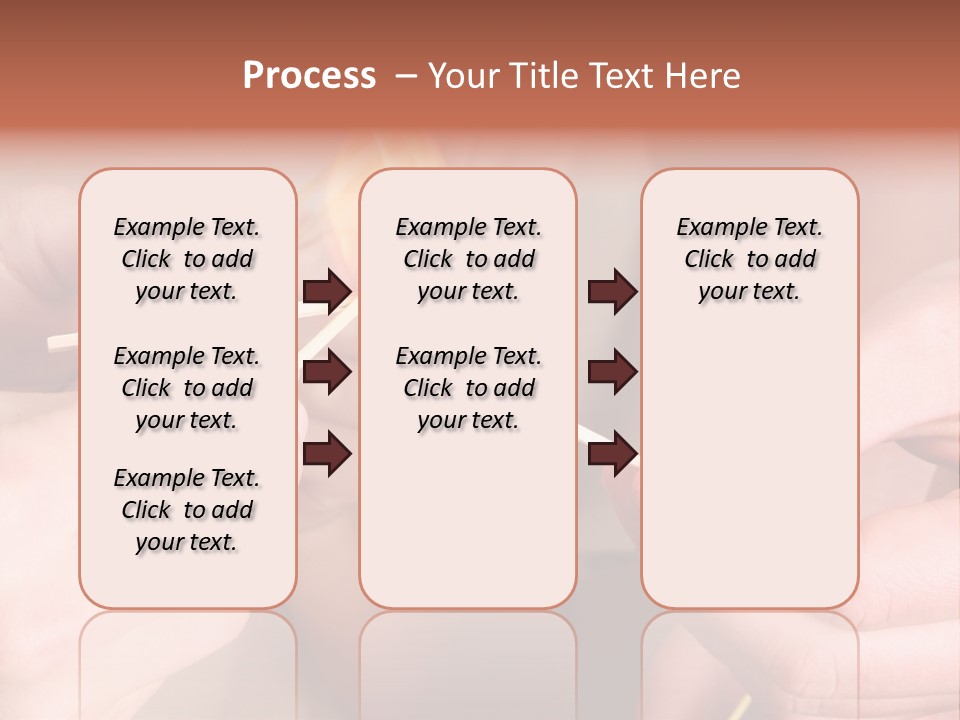 Three Naughty Boys Playing With Fire In The House PowerPoint Template