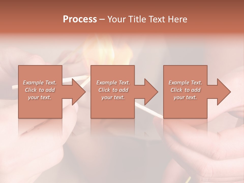 Three Naughty Boys Playing With Fire In The House PowerPoint Template