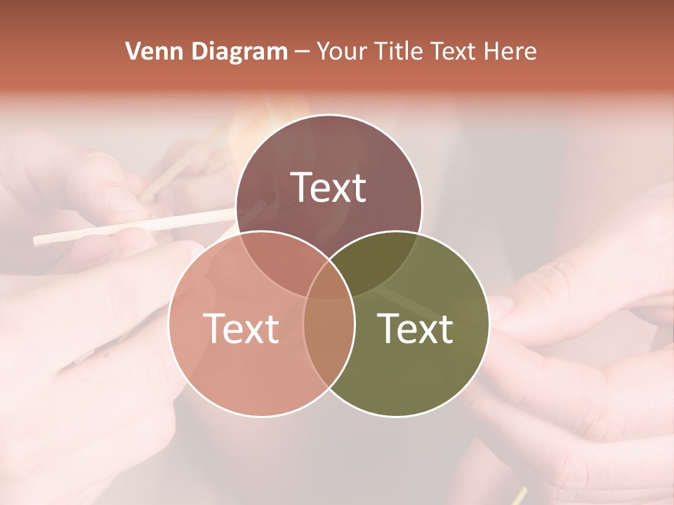 Three Naughty Boys Playing With Fire In The House PowerPoint Template