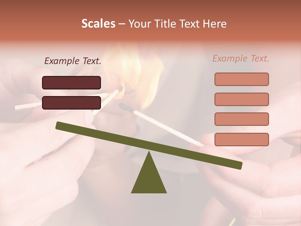 Three Naughty Boys Playing With Fire In The House PowerPoint Template