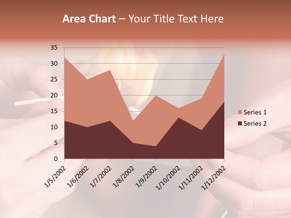 Three Naughty Boys Playing With Fire In The House PowerPoint Template