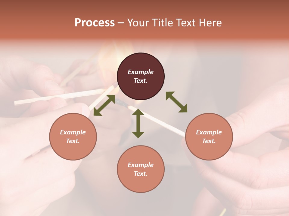 Three Naughty Boys Playing With Fire In The House PowerPoint Template