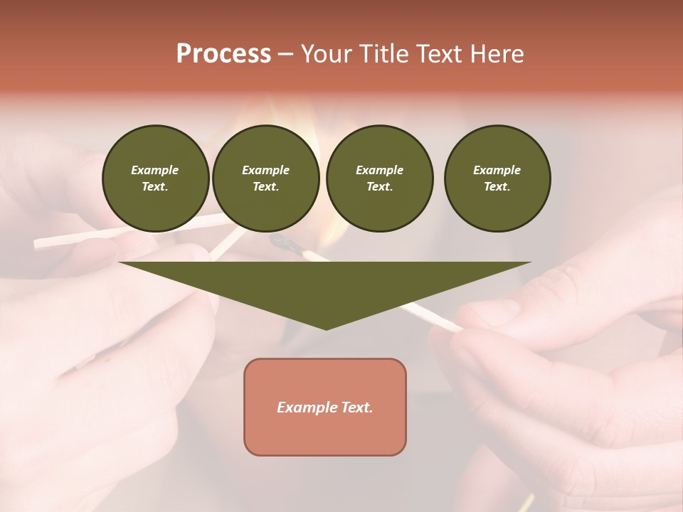 Three Naughty Boys Playing With Fire In The House PowerPoint Template