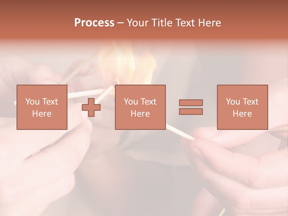 Three Naughty Boys Playing With Fire In The House PowerPoint Template
