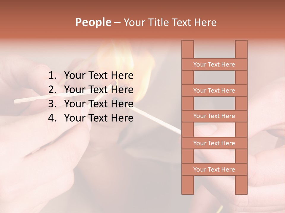 Three Naughty Boys Playing With Fire In The House PowerPoint Template