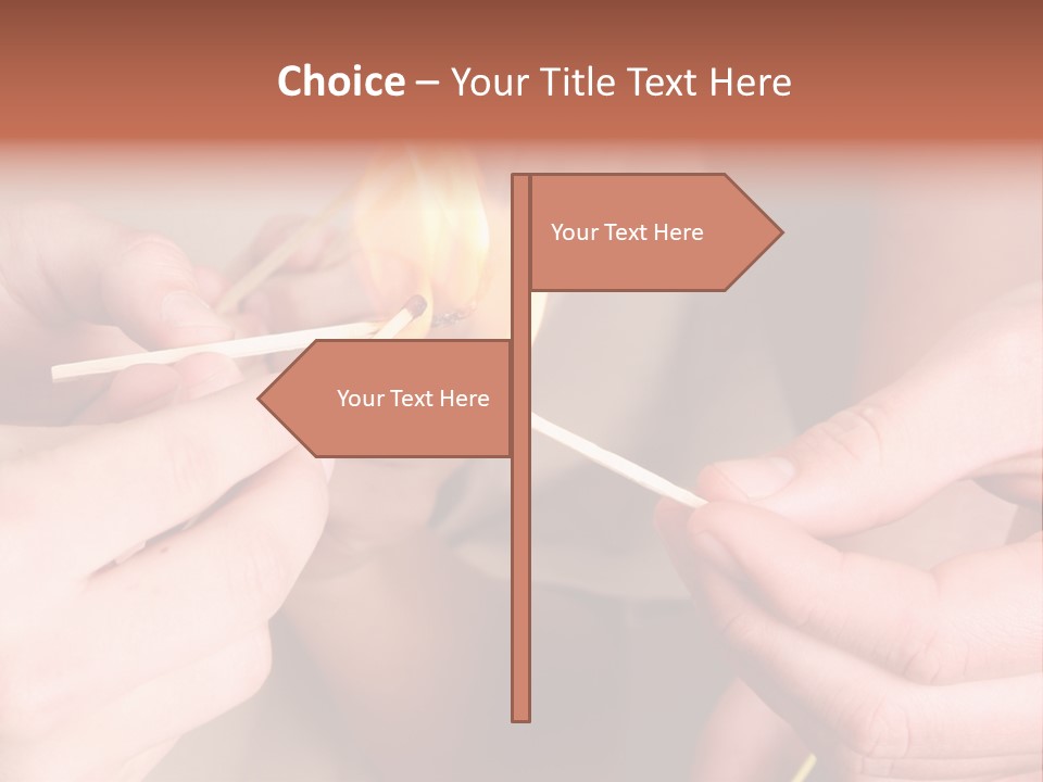 Three Naughty Boys Playing With Fire In The House PowerPoint Template