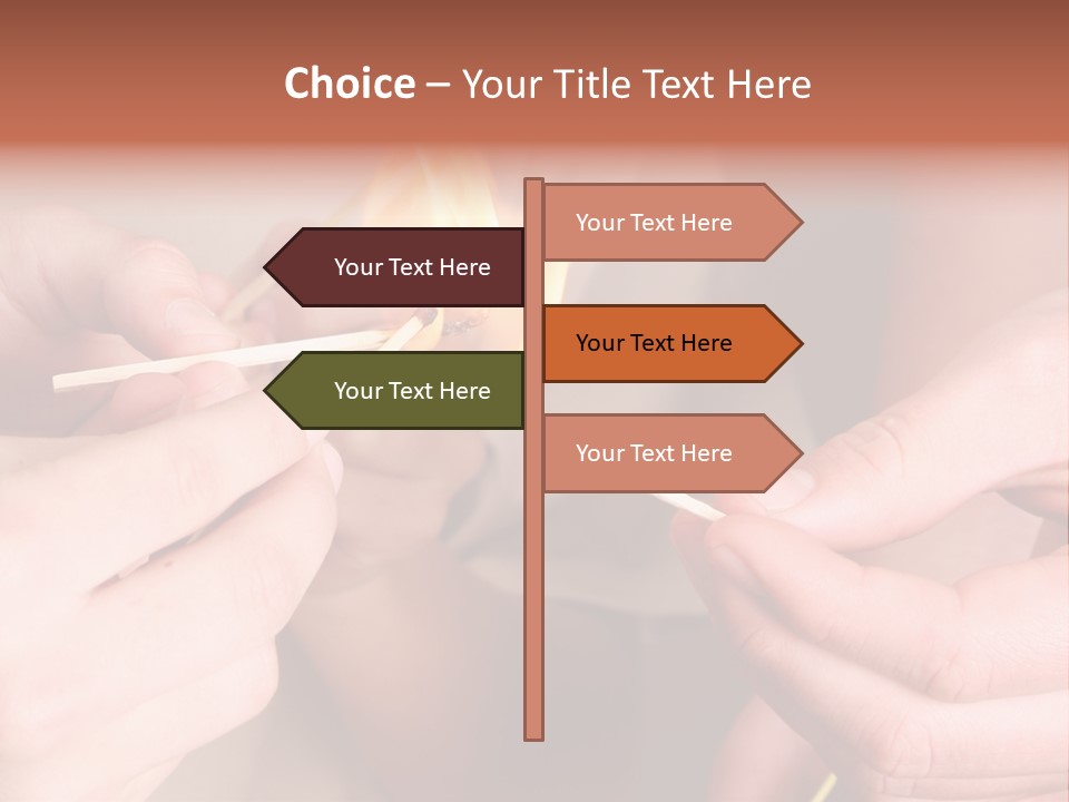 Three Naughty Boys Playing With Fire In The House PowerPoint Template