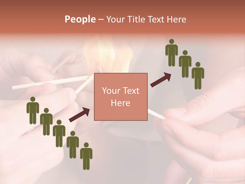 Three Naughty Boys Playing With Fire In The House PowerPoint Template