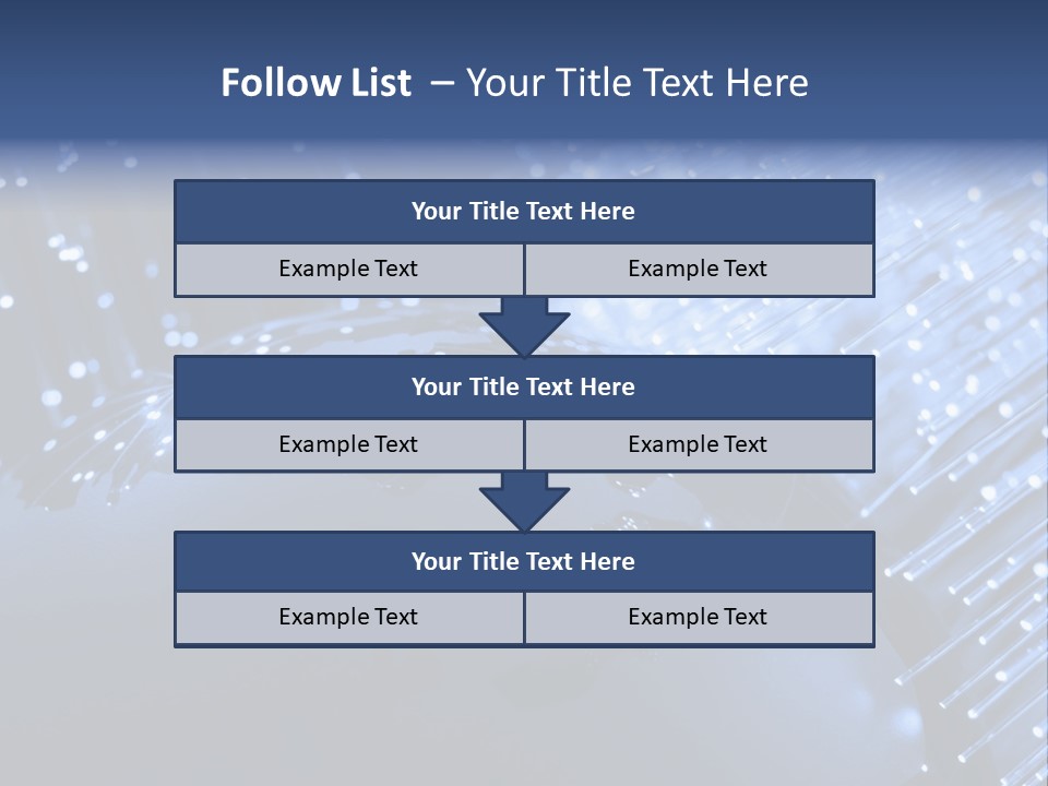 Fiber Optics Background With Lots Of Light Spots PowerPoint Template