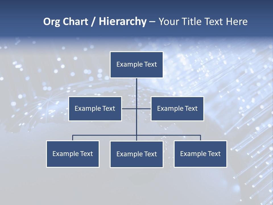 Fiber Optics Background With Lots Of Light Spots PowerPoint Template