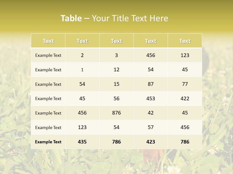 Portrait Of A Young Puppy Purebred Rottweiler In A Garden PowerPoint Template