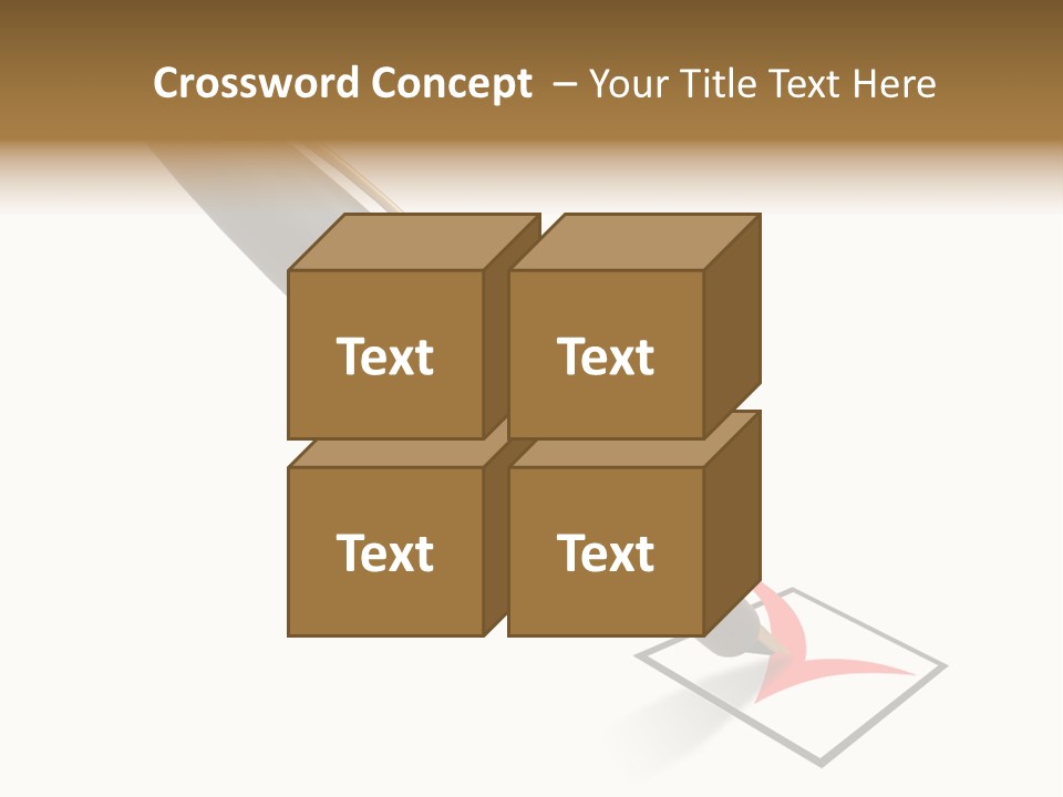 Pin With Check-Box PowerPoint Template