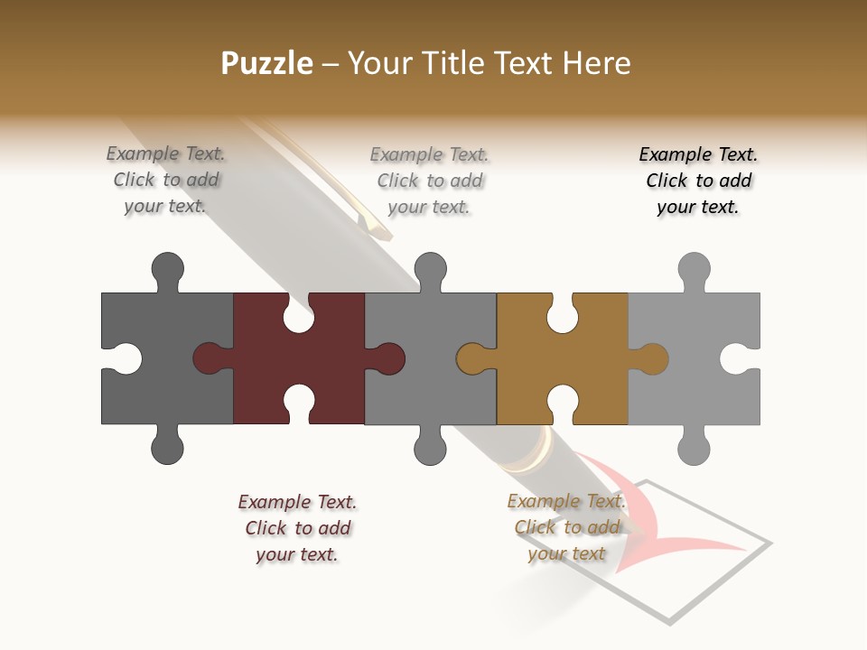 Pin With Check-Box PowerPoint Template
