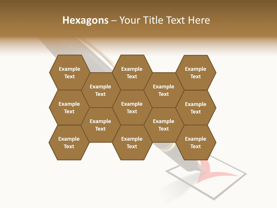 Pin With Check-Box PowerPoint Template