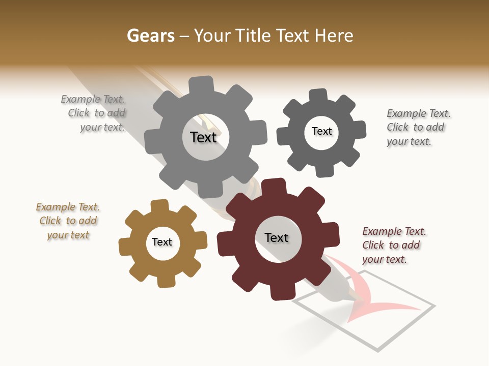 Pin With Check-Box PowerPoint Template