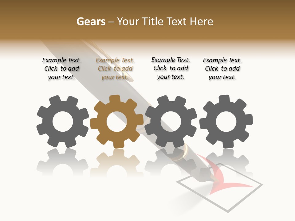 Pin With Check-Box PowerPoint Template