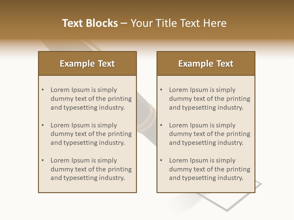 Pin With Check-Box PowerPoint Template