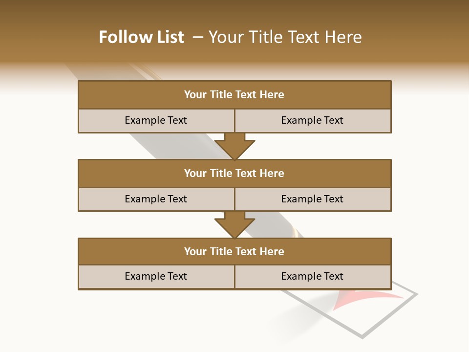 Pin With Check-Box PowerPoint Template