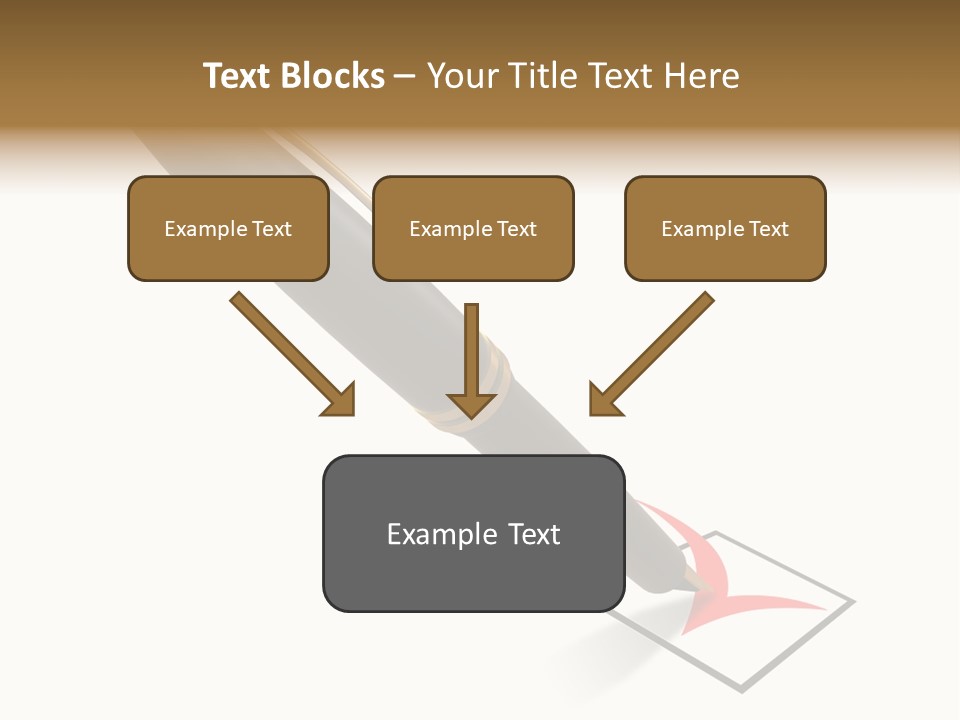 Pin With Check-Box PowerPoint Template