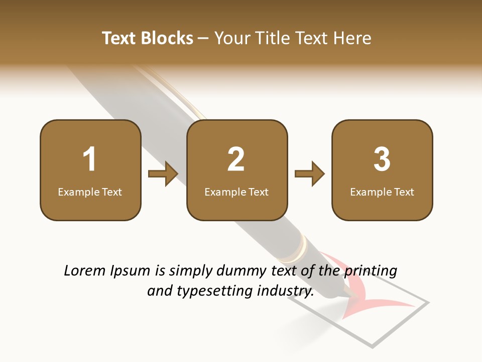 Pin With Check-Box PowerPoint Template