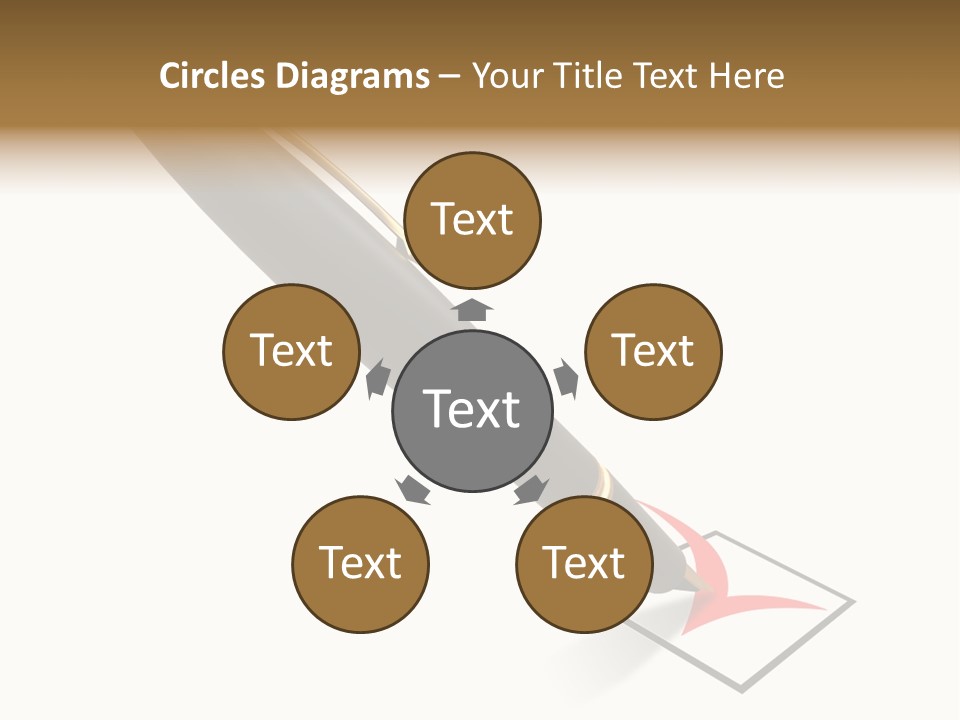 Pin With Check-Box PowerPoint Template