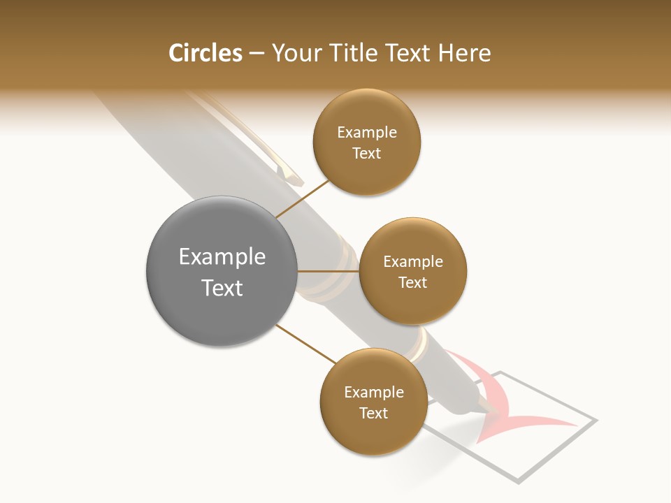 Pin With Check-Box PowerPoint Template