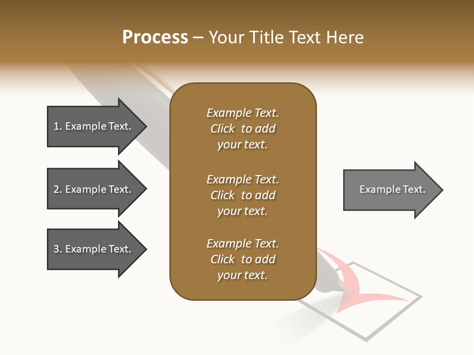 Pin With Check-Box PowerPoint Template