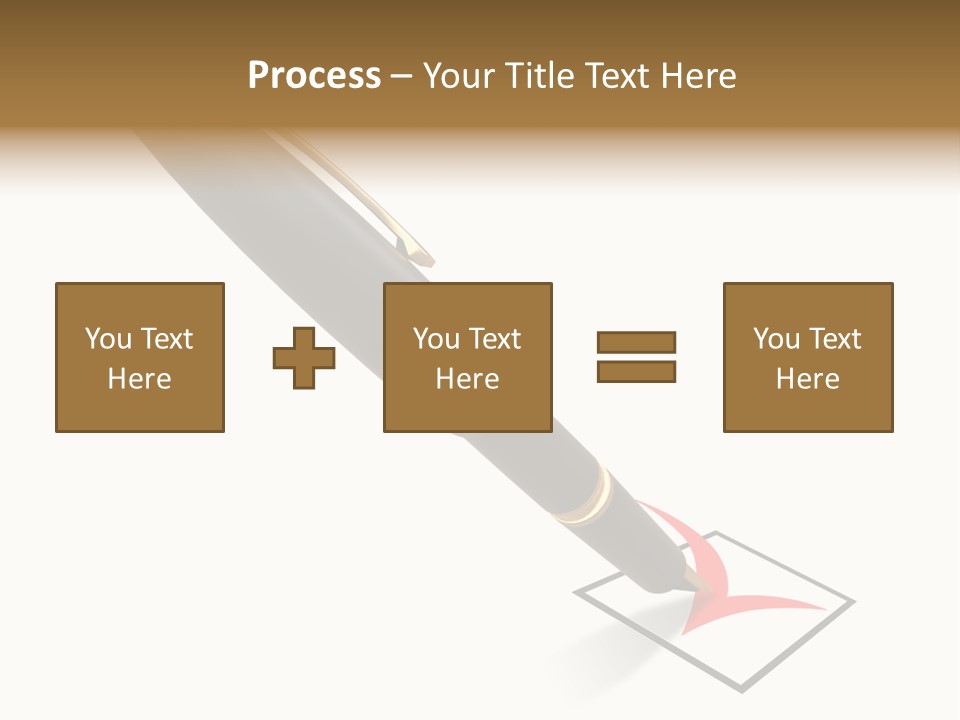 Pin With Check-Box PowerPoint Template