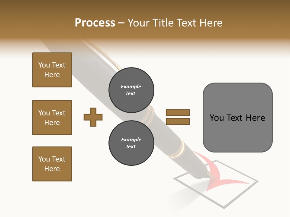 Pin With Check-Box PowerPoint Template