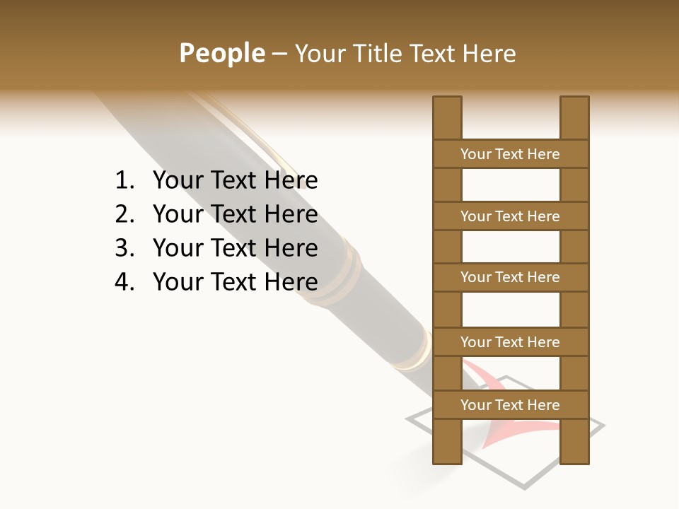 Pin With Check-Box PowerPoint Template