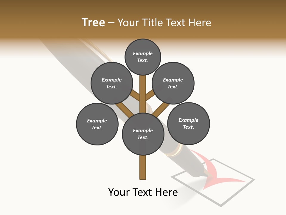 Pin With Check-Box PowerPoint Template