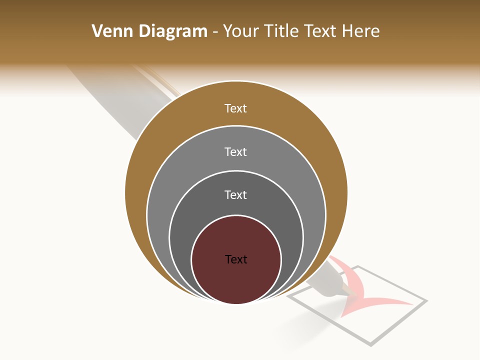 Pin With Check-Box PowerPoint Template