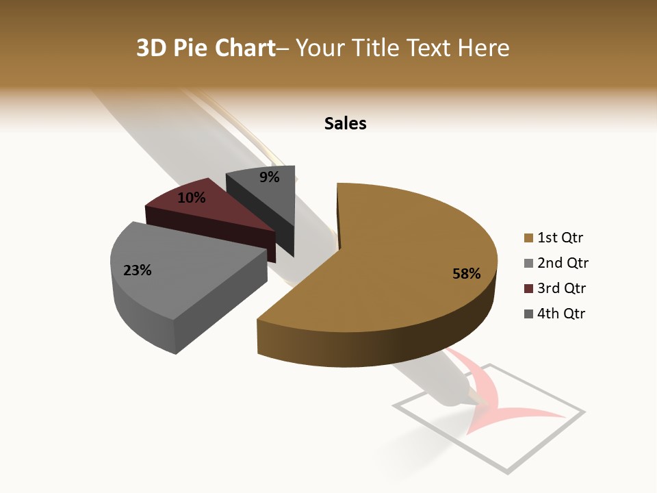 Pin With Check-Box PowerPoint Template