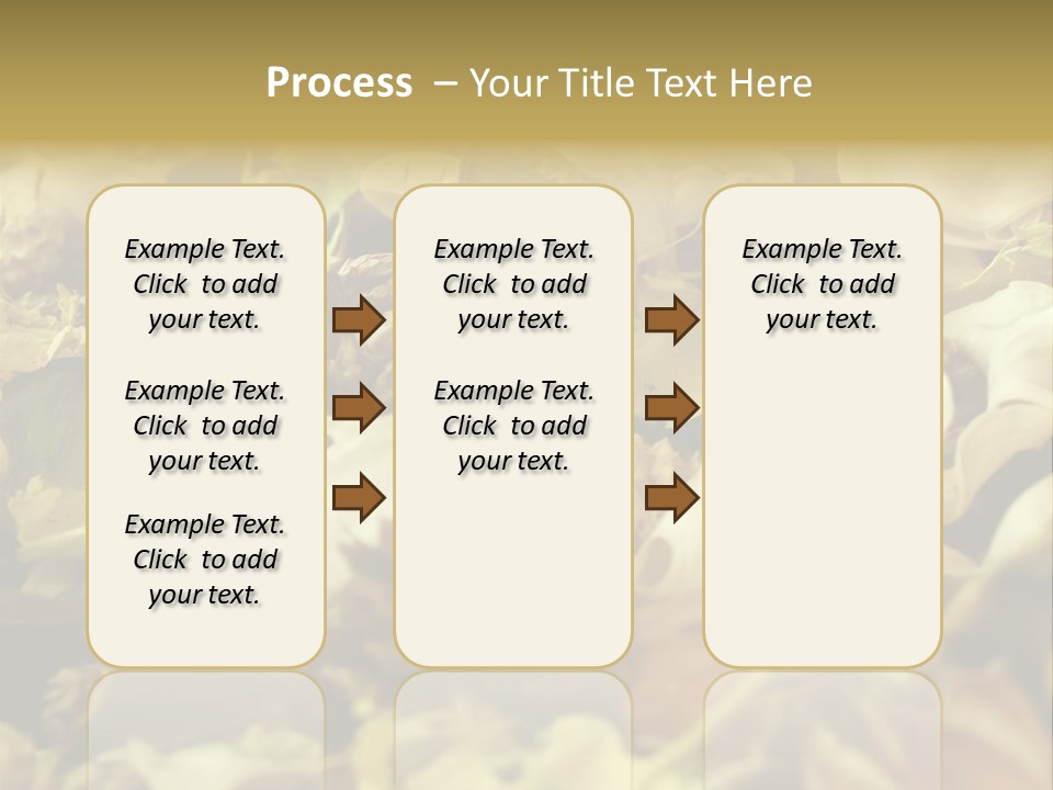 A Pile Of Leaves And Flowers With A Name Of Presentation PowerPoint Template