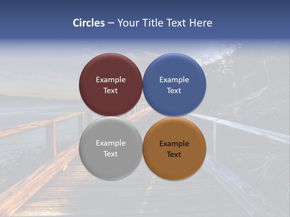 Tropical Island On The Great Barrier Reef PowerPoint Template