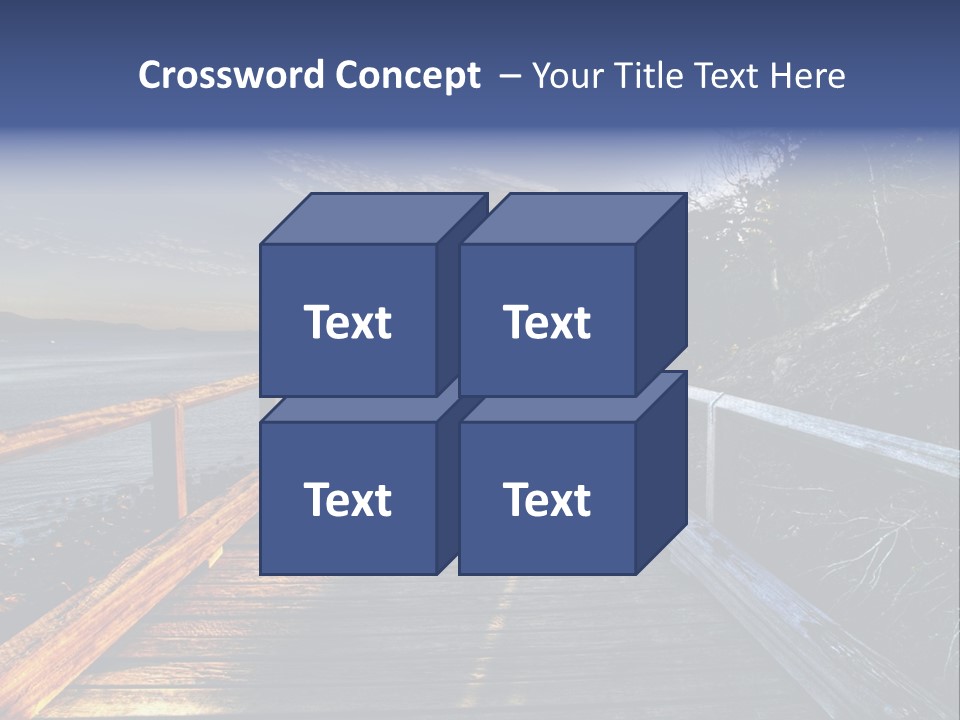 Tropical Island On The Great Barrier Reef PowerPoint Template