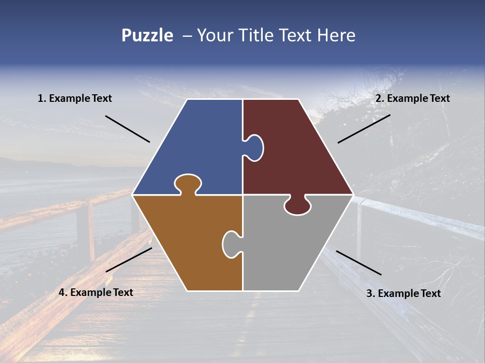 Tropical Island On The Great Barrier Reef PowerPoint Template