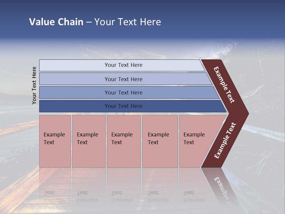 Tropical Island On The Great Barrier Reef PowerPoint Template