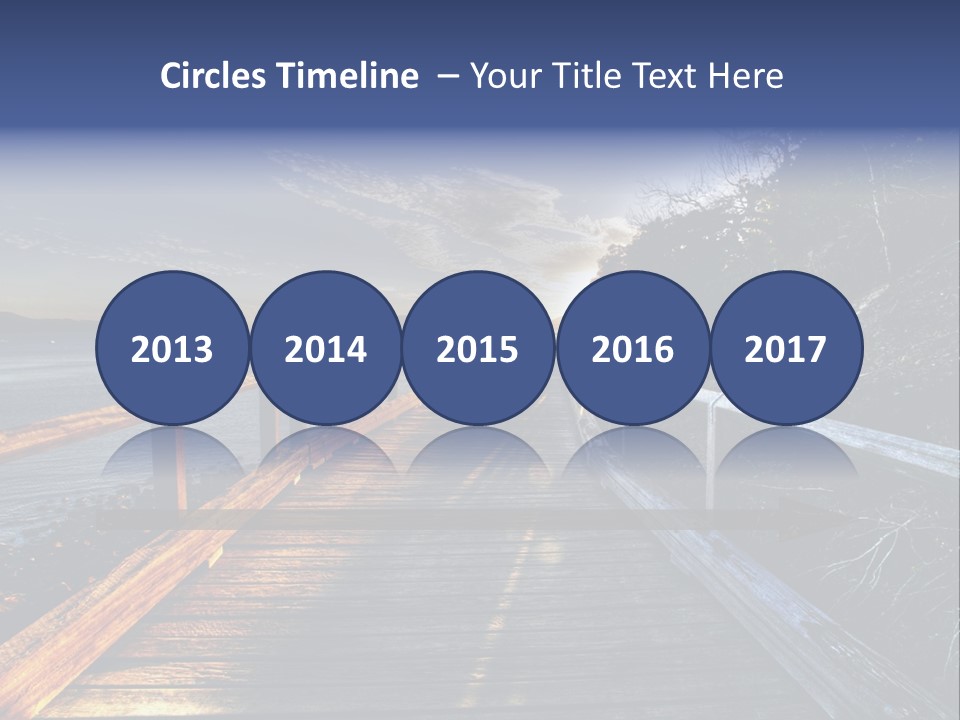 Tropical Island On The Great Barrier Reef PowerPoint Template