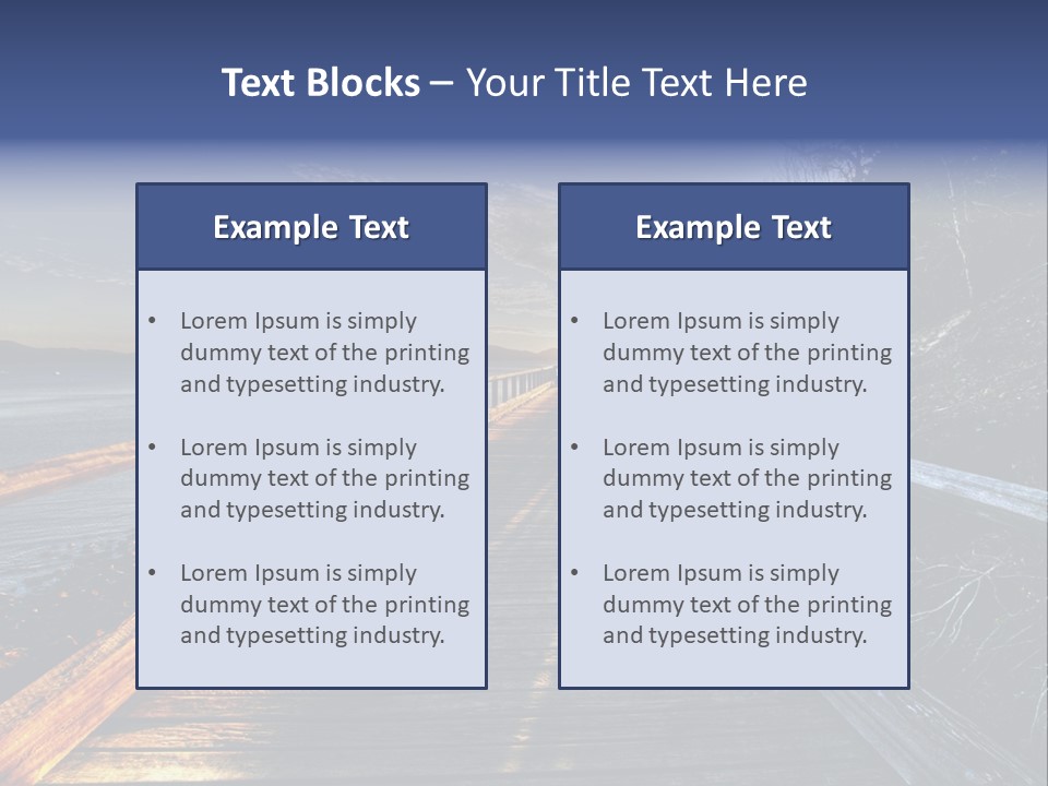 Tropical Island On The Great Barrier Reef PowerPoint Template