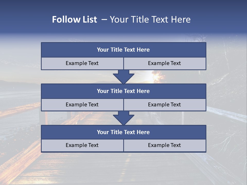 Tropical Island On The Great Barrier Reef PowerPoint Template