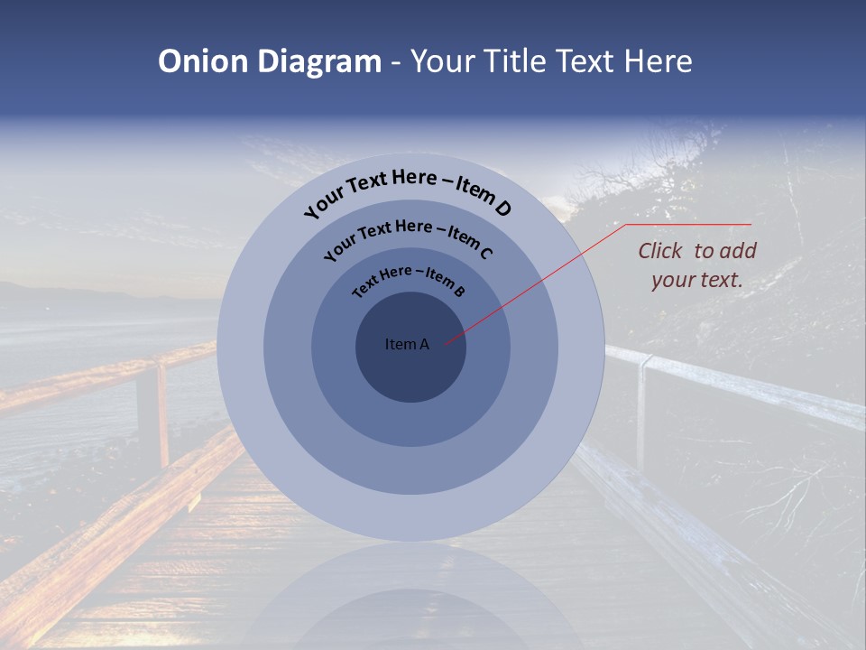 Tropical Island On The Great Barrier Reef PowerPoint Template