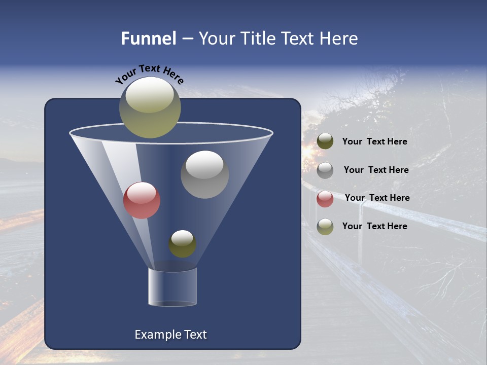 Tropical Island On The Great Barrier Reef PowerPoint Template