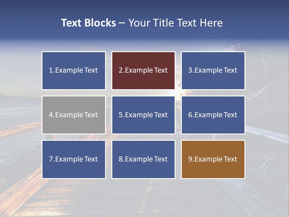 Tropical Island On The Great Barrier Reef PowerPoint Template