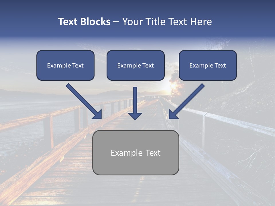 Tropical Island On The Great Barrier Reef PowerPoint Template