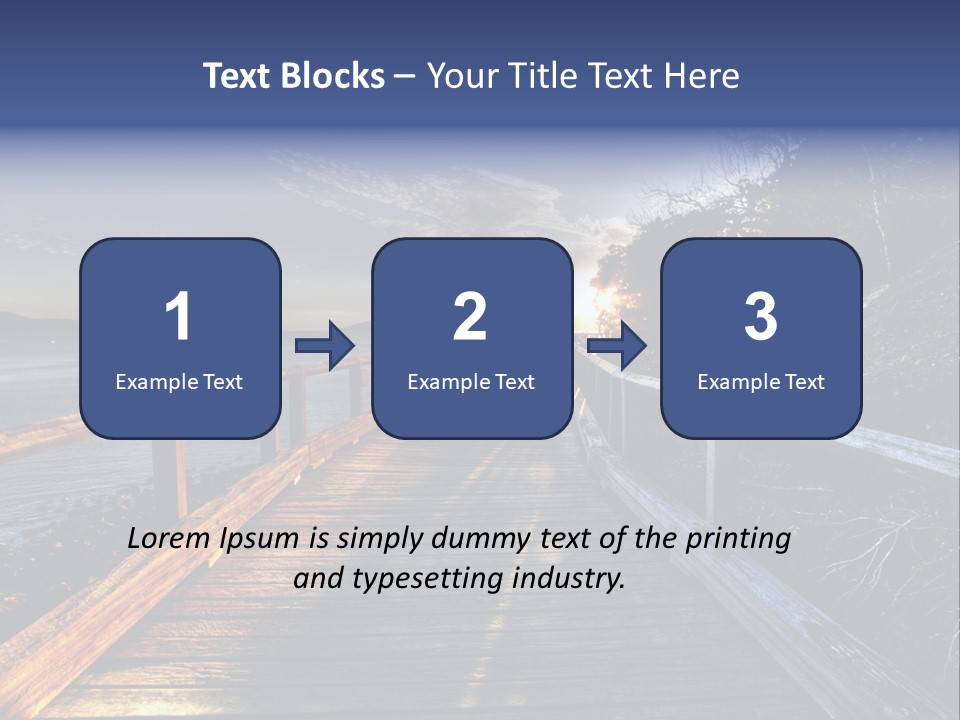 Tropical Island On The Great Barrier Reef PowerPoint Template