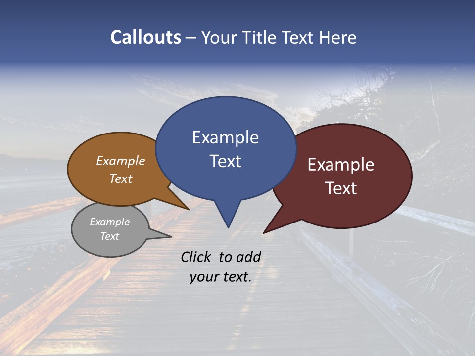 Tropical Island On The Great Barrier Reef PowerPoint Template