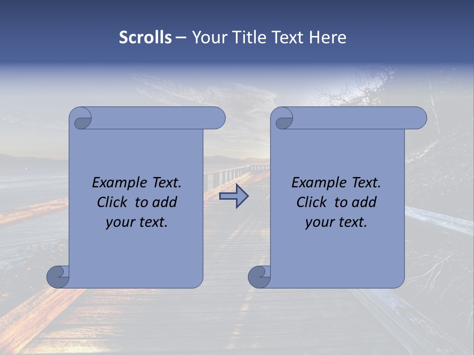 Tropical Island On The Great Barrier Reef PowerPoint Template