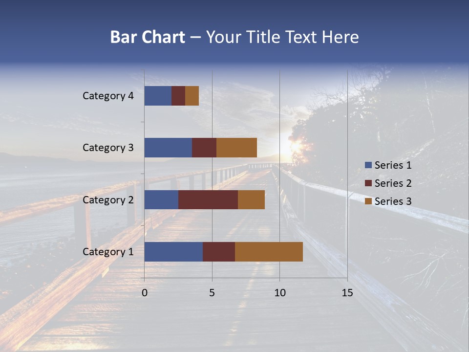 Tropical Island On The Great Barrier Reef PowerPoint Template